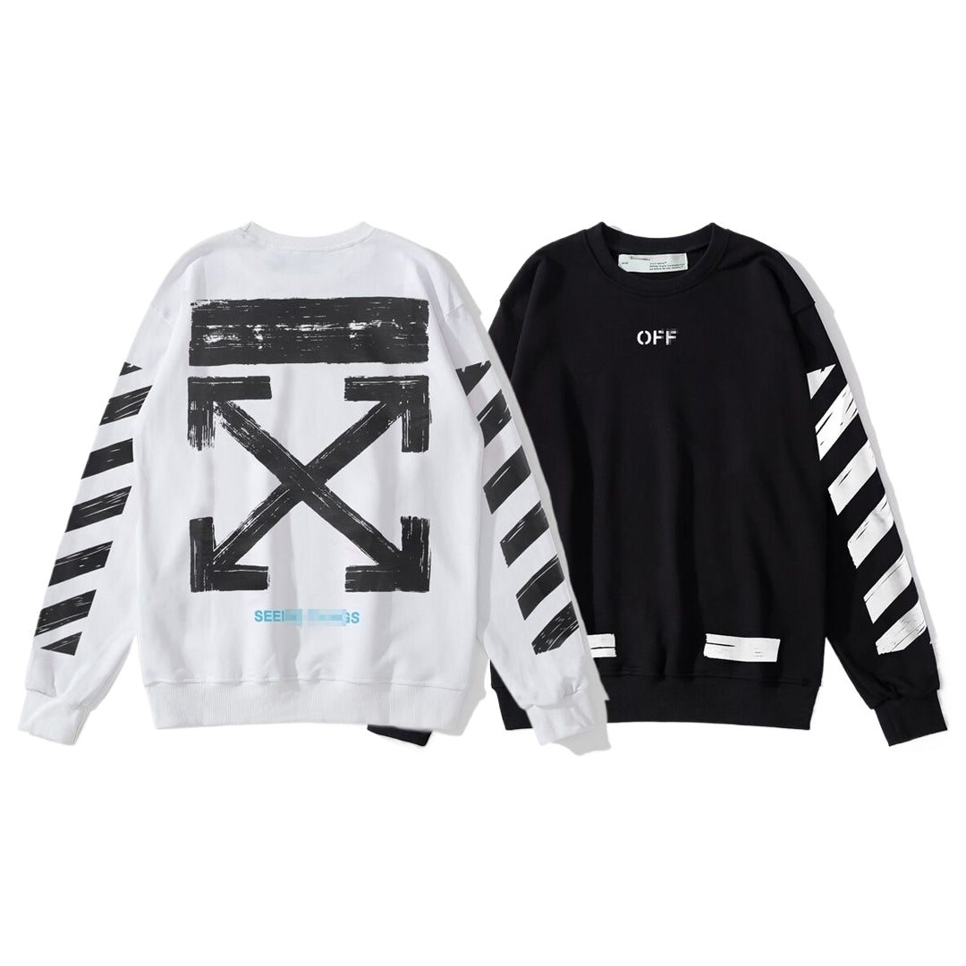 OFF-Whlte Arrow logo sports sweatshirt#100